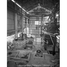 Crusher under construction, Mount Isa Mines, June 1959