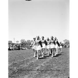 Mount Isa Rotary Rodeo Marching Girls, Spear Creek, September 1959