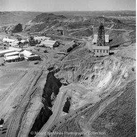 Black Rock open cut, Mount Isa Mines, December 1958