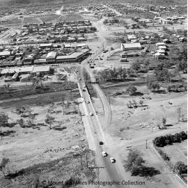 Isa Street Bridge and Argent Hotel, Mount Isa City, July 1959