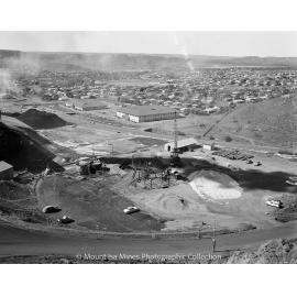 New Copper Smelter Stack construction, Mount Isa Mines, June 1959