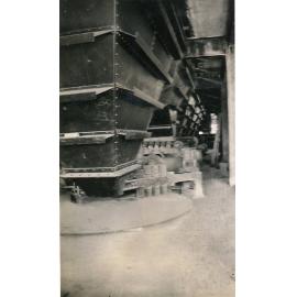 Dwight and Lloyd feed hoppers right side Lead Smelter, c.1931