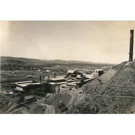 Dwight and Lloyd Sinter Plant under construction, Mount Isa Mines, c.1931