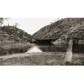 Back of Experimental Dam wall, c.1931