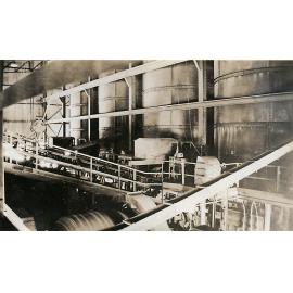 Fine ore bins weightometer and feed belt mill, Mount Isa Mines, c.1931