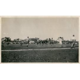 Football match, Townside, c.1931