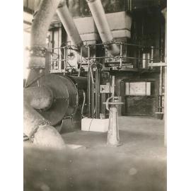 Fuller bonnet pulverised coal feed fans Mines Power Station, Mount Isa Mines, c.1932