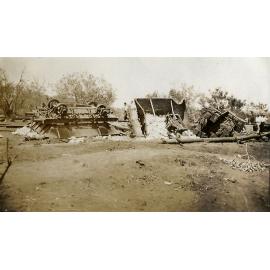 Limestone train derailment between Rifle Creek and Mount Isa, December 1932