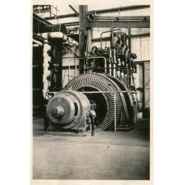 Diesel generator at Mines Power Station, Mount Isa Mines, c.1931