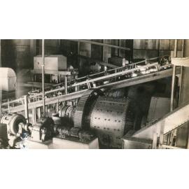 Primary ball mill grinder in Mill, Mount Isa Mines, c.1931