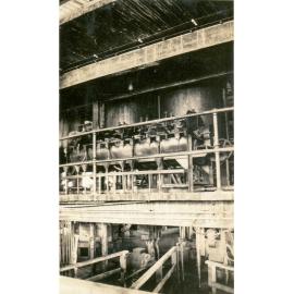 Reagent tanks in Mill, Mount Isa Mines, c.1931