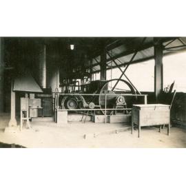 Roots blower for flotation cells in Mill, Mount Isa Mines, c.1931