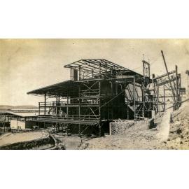 Sinter plant Lead Smelter under construction, Mount Isa Mines, c.1930