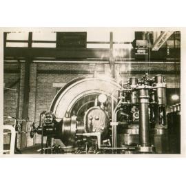 Steam end of turbine Mines Power Station, Mount Isa Mines, c.1931