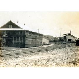 Engineering building at Man and Supply Area, Mount Isa Mines, c.1930 