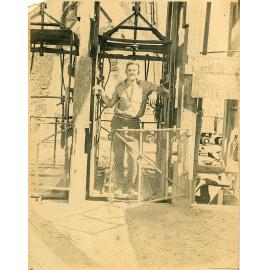 Cage for personnel, Mount Isa Mines, c.1930