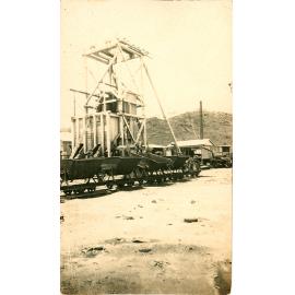 Man and Supply Shaft sinking Headframe, Mount Isa Mines, c.1930