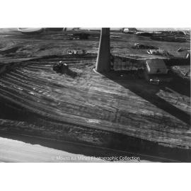 Lead Stack under construction, Mount Isa Mines, c.1977