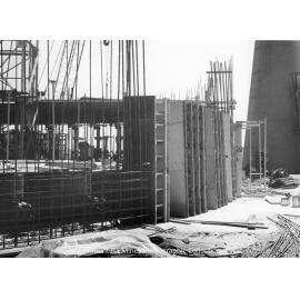 Lead Stack under construction, Mount Isa Mines, November 1977