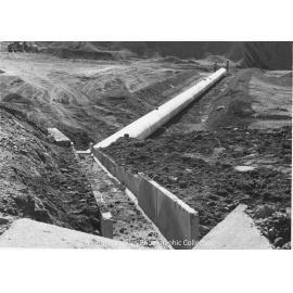 Lead Stack under construction, Mount Isa Mines, c.1977