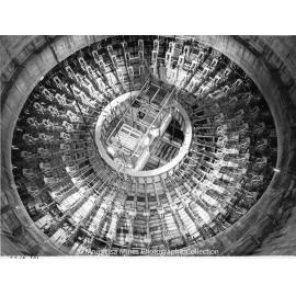 Lead Stack under construction, Mount Isa Mines, December 1977