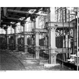 Lead Stack under construction, Mount Isa Mines, December 1977