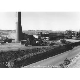 Lead Stack under construction, Mount Isa Mines, c.1977