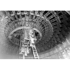 Lead Stack under construction, Mount Isa Mines, December 1977