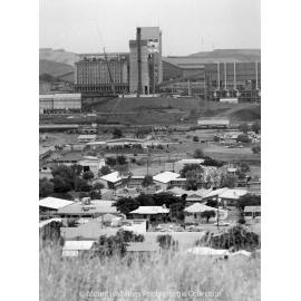 Lead Stack under construction, Mount Isa Mines, January 1978