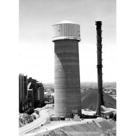 Lead Stack under construction, Mount Isa Mines, c.1978