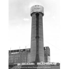 Lead Stack under construction, Mount Isa Mines, c.1978