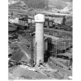 Lead Stack under construction, Mount Isa Mines, February 1978