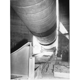 Lead Stack under construction, Mount Isa Mines, August 1978