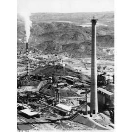 Lead Stack under construction, Mount Isa Mines, September 1978