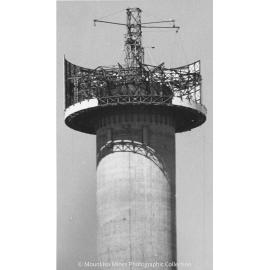 Lead Stack under construction, Mount Isa Mines, September 1978