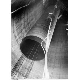 Lead Stack under construction, Mount Isa Mines, September 1978