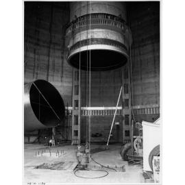 Lead Stack under construction, Mount Isa Mines, October 1978