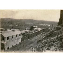 Looking south east from hill behind the lead smelter, Mount Isa Mines, c.1931