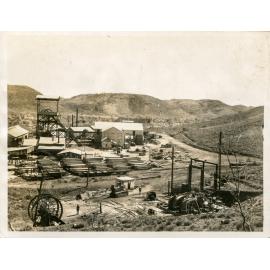 No 2 ore shaft winder under construction, Mount Isa Mines, c.1937