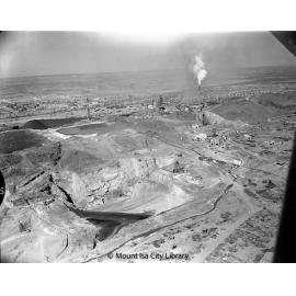 Glory holes and smelters, Mount Isa Mines, c.1956