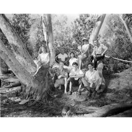 Mount Isa Mines community housing break up party, October 1956