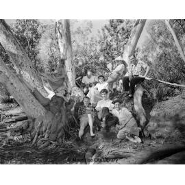 Mount Isa Mines community housing break up party, October 1956