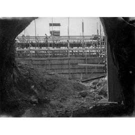 Copper Mill under construction, Mount Isa Mines, c.1950