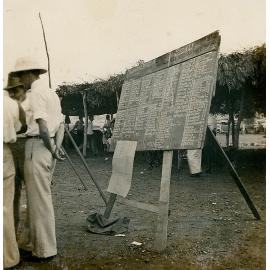Day at Mount Isa Races southern races field board 