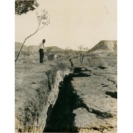 Black Star glory holes hanging wall failure, September 1934 