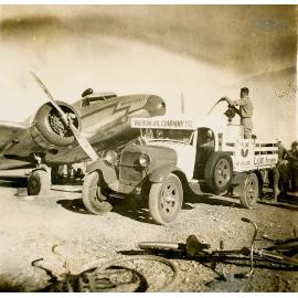 Broken Hill Propriety Silver City plane refuelling at Mount Isa, July 1940 