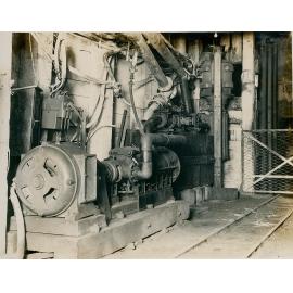 Dewatering pump near shaft