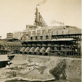 Dwight and Lloyd Sinter Plant looking SW Lead Smelter