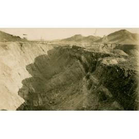 Glory holes looking south Black Star Lode 