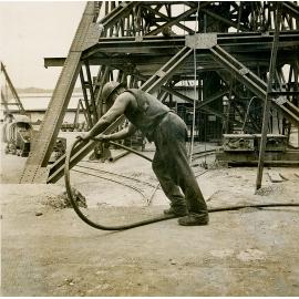 Installing winder rope Man and Supply 